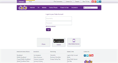 Desktop Screenshot of accountmanagement.dodo.com.au
